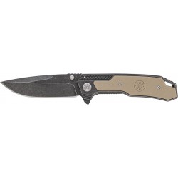 Couteau Smith&Wesson Tactical Lame Acier 8Cr13MoV Manche Acier/G10 Tan SW609 - Livraison Gratuite