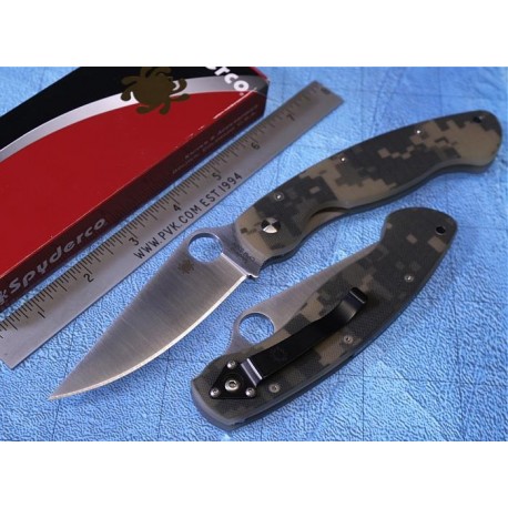 Couteau sc36gpcmo Spyderco Military Digital Camo Handle