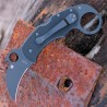 Couteau Spyderco Karahawk Lame Acier VG-10 Manche Black G-10 Made In Japan SC170GBBKP - Livraison Gratuite