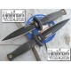 Lot de 2 Couteaux Dagues Tactical United Cutlery Combat Commander Boot Knife Acier AUS-8 UC2657 - Livraison Gratuite