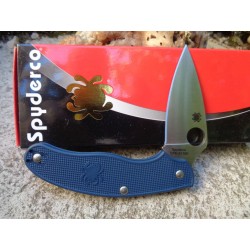 Couteau Spyderco UK Penknife Acier CPM S110V Manche FRN Made In USA SC94PDBL - Livraison Gratuite