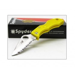 COUTEAU SPYDERCO Yellow LADYBUG SALT H1 Serrat SCLYLS3 