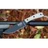Couteau ESEE 6 Modified Handle Lame Acier Carbone 1095 Manche Micarta Etui Cuir Made USA ES6HM - Livraison Gratuite