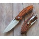 Lot de 3 Couteaux Elk Ridge Brown Pakkawood A/O Acier Carbone/Inox Manche Bois ERA159SW - Livraison Gratuite