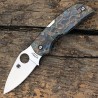 Couteau Spyderco Chaparral Raffir Noble Lame Acier CTS XHP Manche Acrylic SC152RNP - Livraison Gratuite