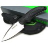 Couteau EDC Schrade Bushcraft Lame Acier 7Cr17MoV Manche TPR Etui Nylon SCHF66 - Livraison Gratuite