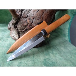 Couteau Kanetsune Fruit Knife ST-100 Sharp Point Acier 420J2 Manche Cerisier Made Japan KC075 - Livraison Gratuite