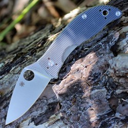 Couteau Spyderco Alcyone Lame Acier CTS BD1 Manche G-10 Grey Linerlock Clip SC222GPGY - Livraison Gratuite