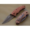 LOT DE 3 Couteau Tac Force A/O Gentleman Urban Lame Acier Inox Manche Bois TF922 - Livraison Gratuite