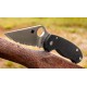 Couteau Spyderco Paramilitary 3 Lame Acier S30V Serr Manche G-10 Compression Lock Made In USA SC223GS - Livraison Gratuite