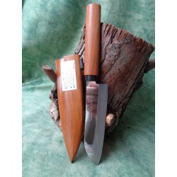 Couteau Kanetsune Fruit Knife ST-200 JAKU SANTOKU Acier 420J2 Manche Cerisier Made Japan KC077 - Livraison Gratuite