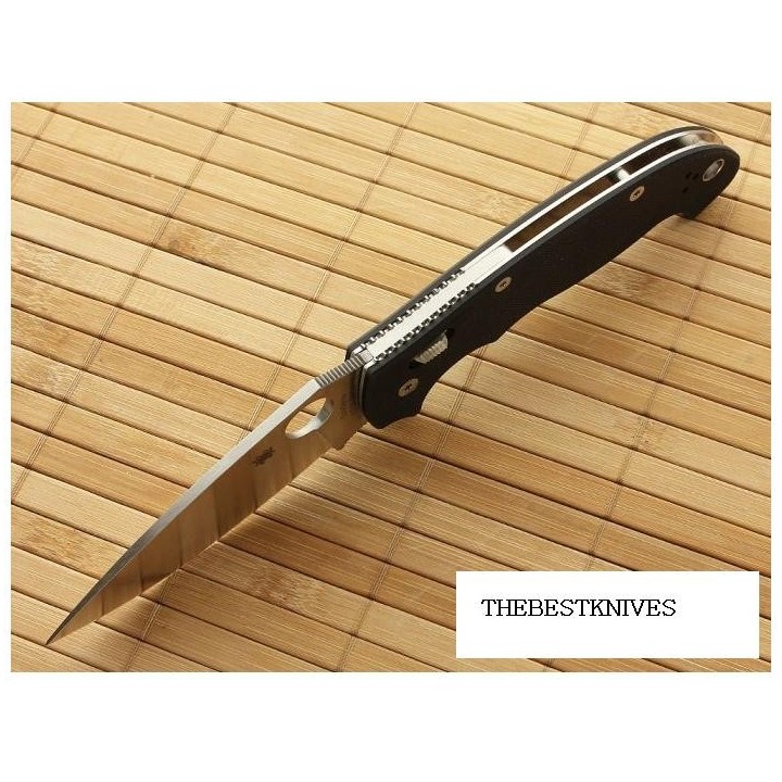 Couteau Spyderco Manix-2 XL Acier CPM-S30V Manche Black G-10 SPYDERCO Made In USA SC95GP2 - Livraison Gratuite