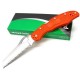 Couteau Spyderco Byrd Cara Cara 2 Orange Rescue Lame Acier 8Cr13MoV Serr Manche FRN BY17SOR2 - Livraison Gratuite