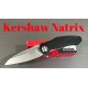 Couteau Kershaw Natrix A/O Lame Acier 8Cr13MoV Manche Black G-10 Framelock Clip KS7007 - Livraison Gratuite