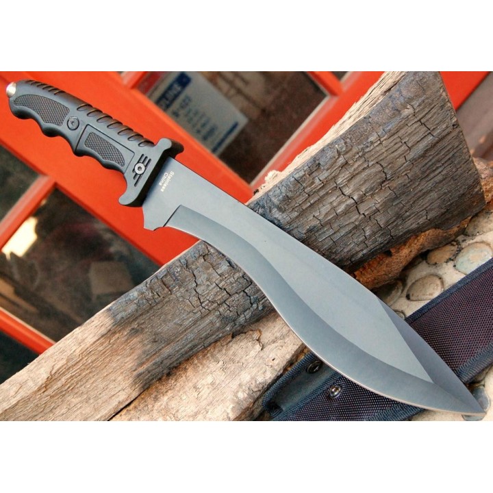 Couteau de Survie Kukri Gurka Combat Bolo Machette Bushcraft Acier 440 M4138 - Livraison Gratuite 