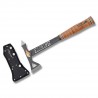 Hache Estwing Black Eagle Leather Grip Tomahawk Acier Forgé Manche Cuir Etui Nylon Made USA ESETA - Livraison Gratuite