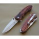 Lot de 2 Couteau de Gentleman Folder Elk Ridge A/O Lame Acier Inox Manche Bois ERA160SW - Livraison Gratuite