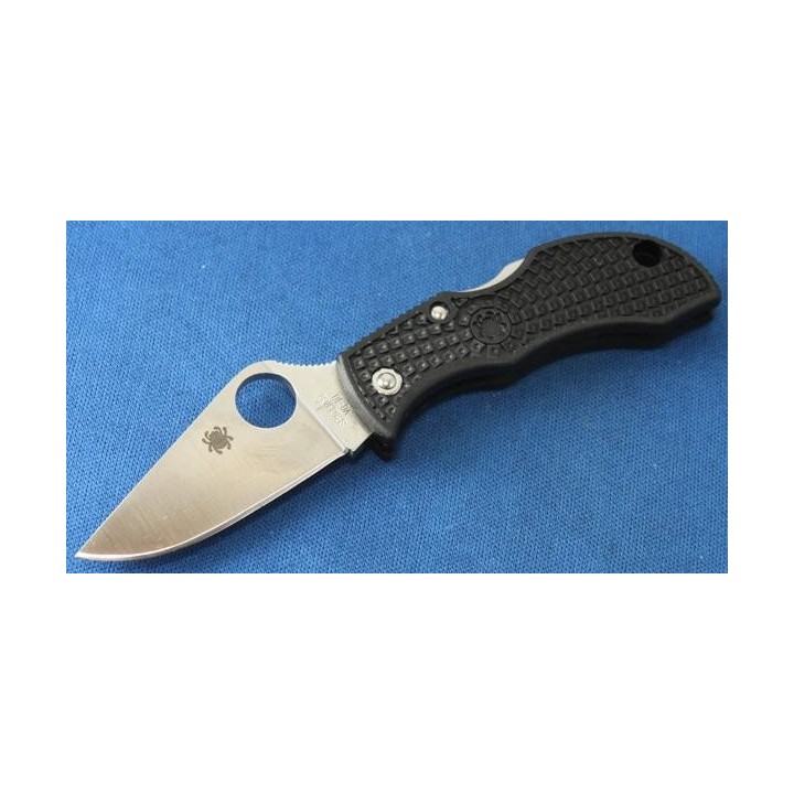 Spyderco Manbug Plain Acier VG-10 FRN Black Couteaux Spyderco Made In Japan SCMBKP - Livraison Gratuite
