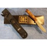  Couteau Ontario Bushcraft Field Knife Lame Acier 5160 Manche Bois Etui Nylon Made USA ON8696 - Livraison Gratuite
