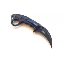 Lot de Couteaux 2 Tac Force Karambit A/O Lame Acier 3Cr13 Manche Aluminium TF957BK - Livraison Gratuite