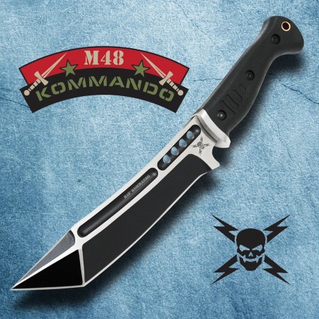 Couteau de Combat United Cutlery M48 Sabotage Tanto Fighter Acier 2Cr13 Manche Abs UC3016 - Livraison Gratuite