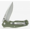 Couteau Bear Edge Sideliner OD Green Manche G-10 Lame Acier 440C Linerlock Made In USA BC61102 - Livraison Gratuite