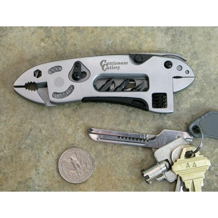 Outil multifonctions Cattlemans Cutlery Multi Tool Clef à molette Pince Tournevis CC0020 - Livraison Gratuite