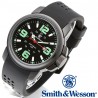 Montre Smith&Wesson Mens Amphibian Commando Etanche 30 mètres Bracelet Silicone SWW1100 - Livraison Gratuite