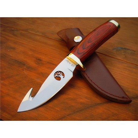 Couteau ELK RIDGE ER049 Chasse Hunter Crochet Pour Depecer