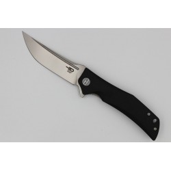 Couteau Bestech Knives Scimitar Lame Acier D2 Manche Black G-10 Linerlock BTKG05A1 - Livraison Gratuite