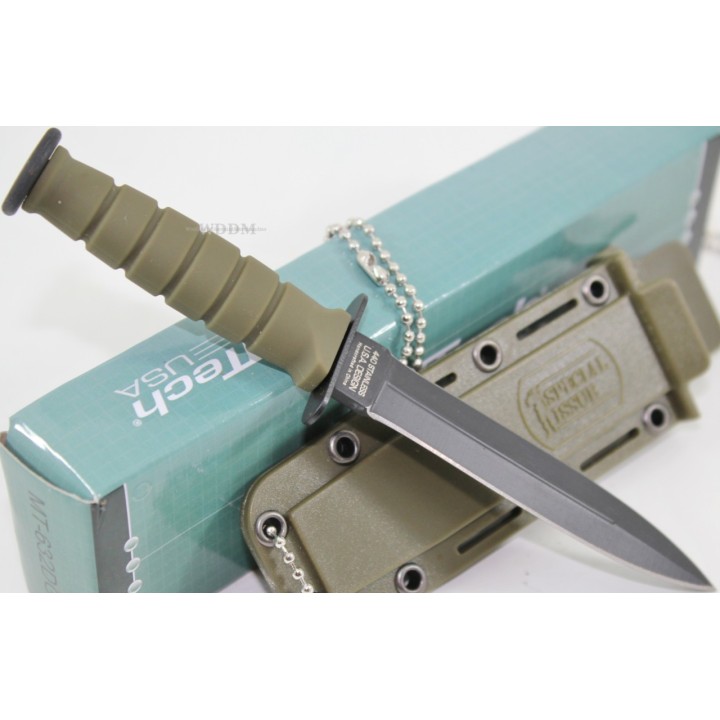 Couteau de Cou Dague Tactical Mini Kabai  MTECH Acier 440 MT632DGN - Livraison Gratuite