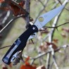 Couteau Spyderco ClipiTool Rescue Lame Acier 8Cr13MoV Manche G-10 SC208GP - Livraison Gratuite