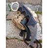 Couteau Karambit Grey Tactical Lame Acier 3Cr13 Manche Abs Etui Plastique M4373 - Livraison Gratuite