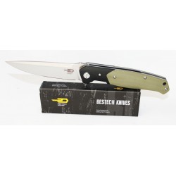 Couteau Bestech Knives Swordfish Green Lame Acier D2 Manche G-10 Linerlock BTKG03B - Livraison Gratuite