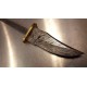 Lame Damas à Customiser Selon Vos Désirs Bowie Skinner Acier Damas 256 Couches Garde Laiton BL036 - Livraison Gratuite
