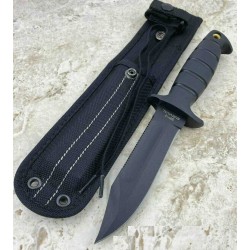 Couteau Ontario SP2 Air Force Survival Knife Lame Carbone 1095 Manche Kraton Etui Nylon Made In USA ON8680 - Livraison Gratuite