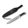 Couteau de Chasse Bowie Rough Rider Highland Lame Acier 440 Manche Micarta Etui Nylon RR1730 - Livraison Gratuite