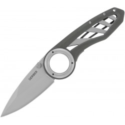 Couteau Gerber Remix Linerlock Plain Lame Acier 7Cr17MoV Manche Aluminium Linerlock Clip G41968 - Livraison Gratuite