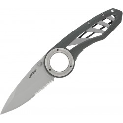 Couteau Gerber Remix Linerlock Serr Lame Acier 7Cr17MoV Manche Aluminium Clip G41969 - Livraison Gratuite