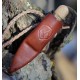 Couteau Condor Otzi Lame Acier Carbone 1095 Manche Hickory Etui Cuir Made El Salvador CTK392222 - Livraison Gratuite