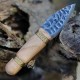 Couteau Condor Otzi Lame Acier Carbone 1095 Manche Hickory Etui Cuir Made El Salvador CTK392222 - Livraison Gratuite