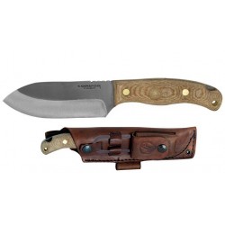 Couteau Condor Toki Lame Acier Carbone 1075 Manche Micarta Etui Cuir Made El Salvador CTK392047HC - Livraison Gratuite