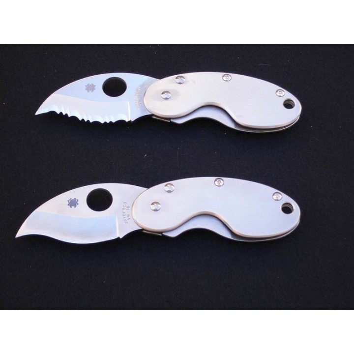 Spyderco Cricket SS Serrated - SC29S - Couteau Spyderco VG-10 Made In Japan - Livraison Gratuite