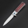 Couteau Artisan Classic Lame Acier S35VN Manche Brown G-10 Linerlock Clip ATZ1802GBNS - Livraison Gratuite