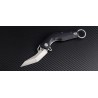 Couteau Artisan Cobra Karambit Lame Acier D2 Manche Black G-10 Curved Clip ATZ1811PBKC - Livraison Gratuite