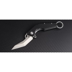 Couteau Artisan Cobra Karambit Lame Acier D2 Manche Black G-10 Clip ATZ1811PBKF - Livraison Gratuite
