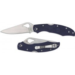 Couteau Spyderco Byrd Cara Cara 2 Lame Acier 8Cr13MoV Manche Blue FRN Lockback BY03PBL2 - Livraison Gratuite