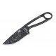 Couteau ESEE Izula Black Oxide Lame Acier Carbone 1095 Etui Nylon Rigide Made USA ESIZBBO - Livraison Gratuite