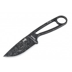 Couteau ESEE Izula Black Oxide Lame Acier Carbone 1095 Etui Nylon Rigide Made USA ESIZBBO - Livraison Gratuite