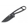 Couteau ESEE Izula Black Oxide Lame Acier Carbone 1095 Etui Nylon Rigide Made USA ESIZBBO - Livraison Gratuite